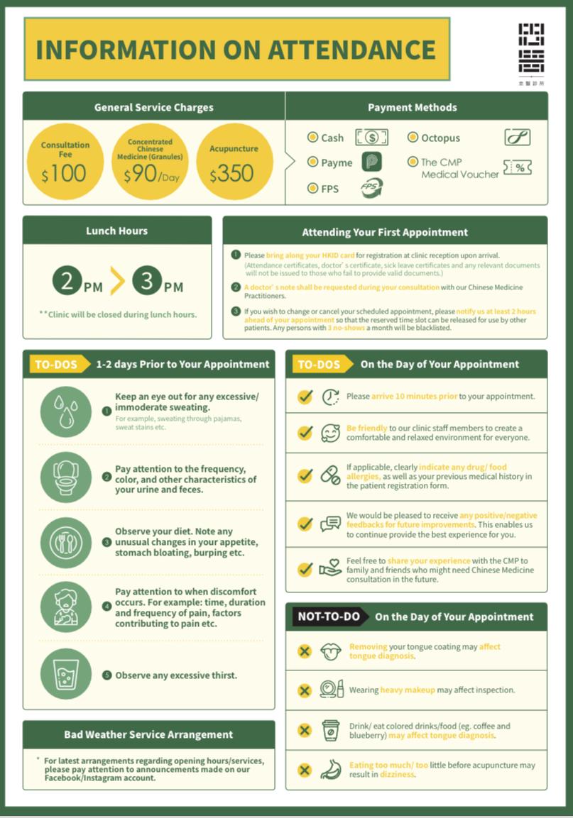 information on attendance